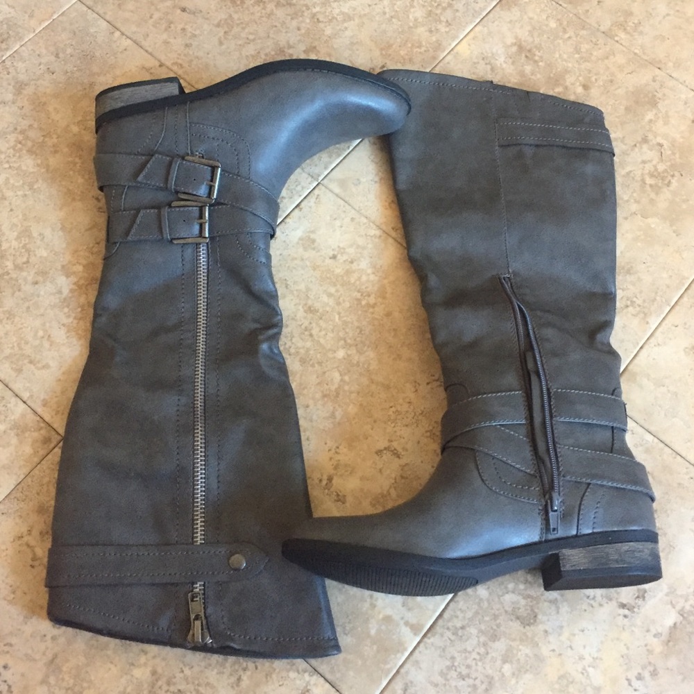 Rampage stone color tall boots